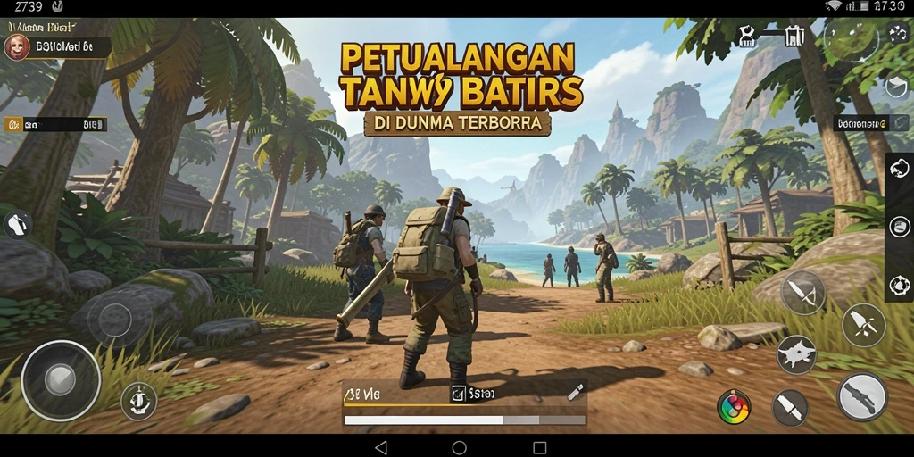 Screenshot gameplay 2739 yang menunjukkan eksplorasi dunia terbuka.