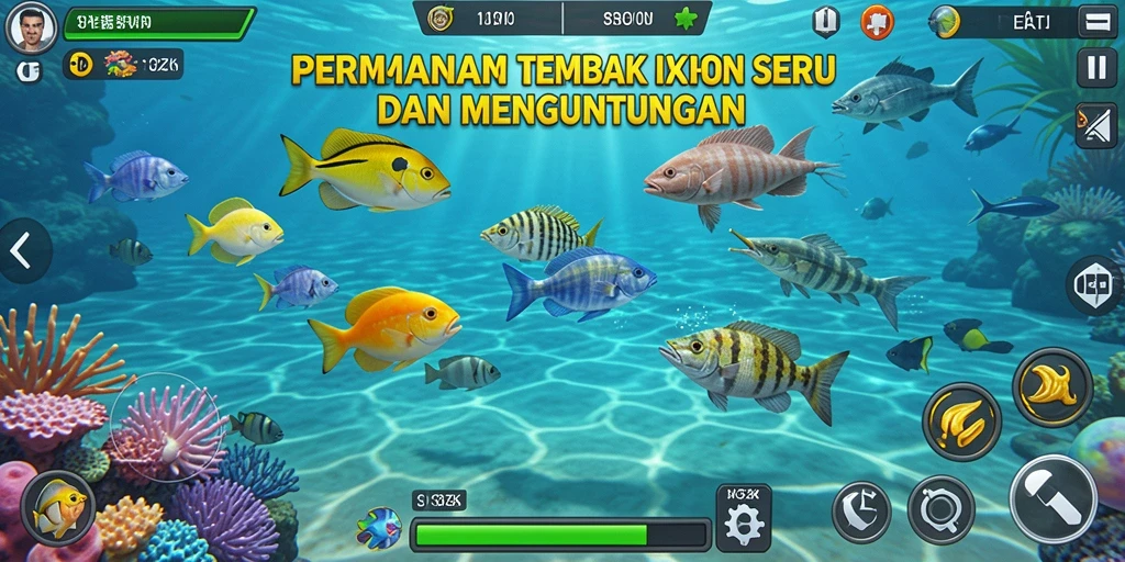 Gameplay Tembak Ikan yang seru dan menantang di 33ZK.