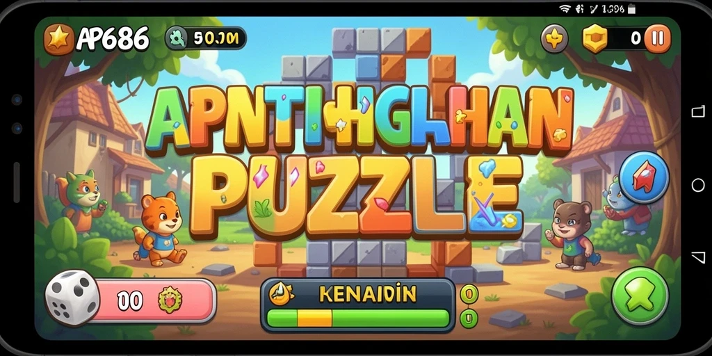 Tampilan gameplay menantang dalam AP686 yang penuh teka-teki.