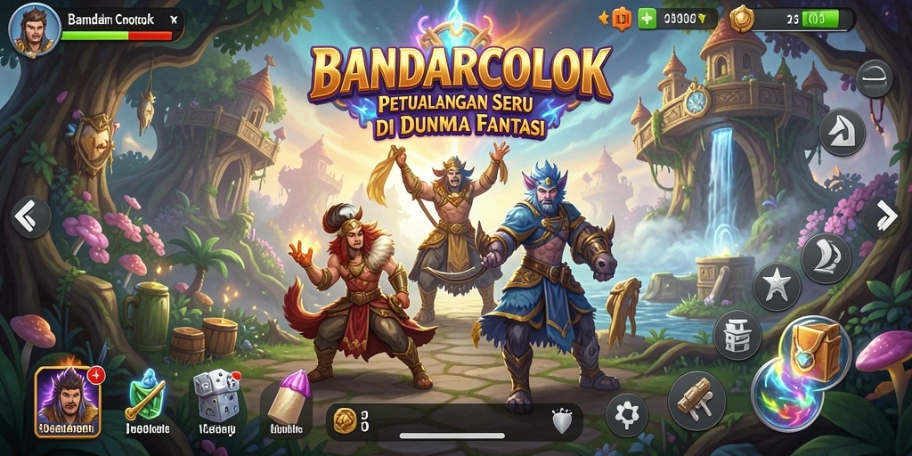 Screenshot gameplay BANDARCOLOK dengan petualangan seru yang menantang.