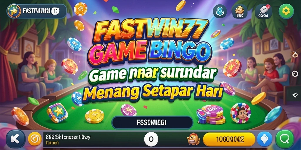 Tampilan utama gameplay Bingo di FASTWIN77 yang menarik.