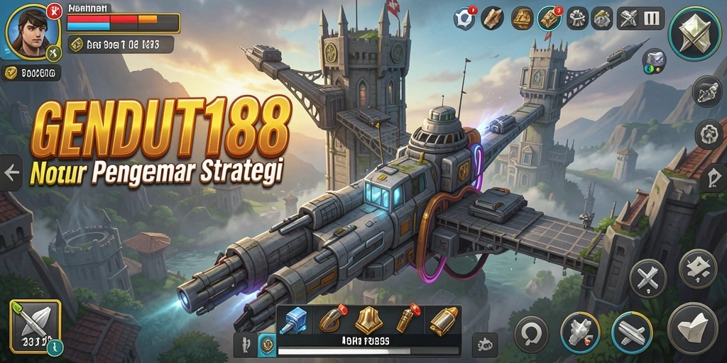 Tampilan gameplay GENDUT188 yang penuh aksi dalam Tower Defense.