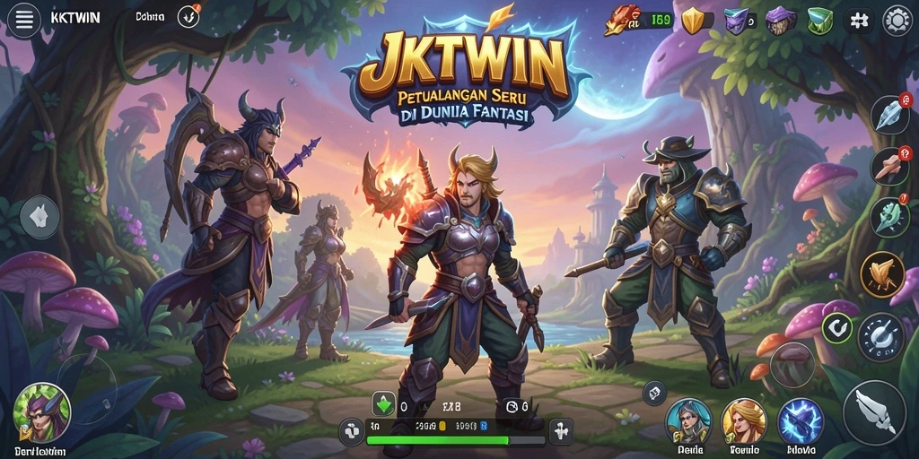 Tampilan gameplay seru dengan karakter dan dunia yang menakjubkan.