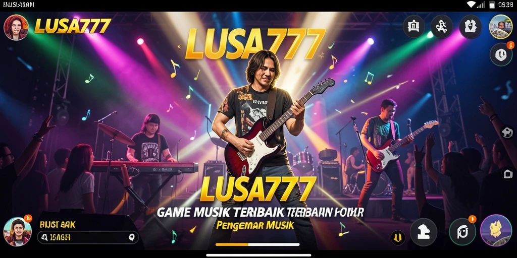 Screenshot LUSA777 menampilkan gameplay musik yang menarik dan interaktif.