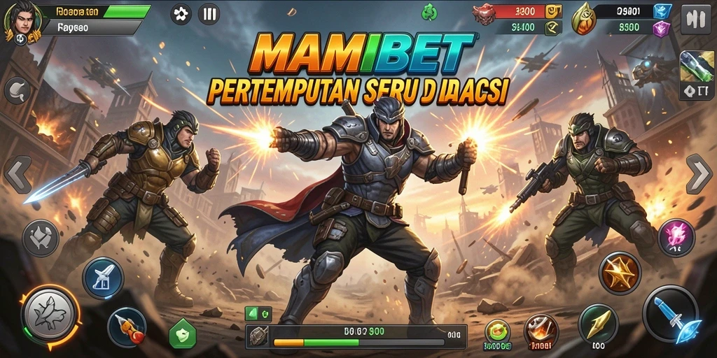 Tampilan gameplay MAMIBET yang mendebarkan dan penuh aksi.