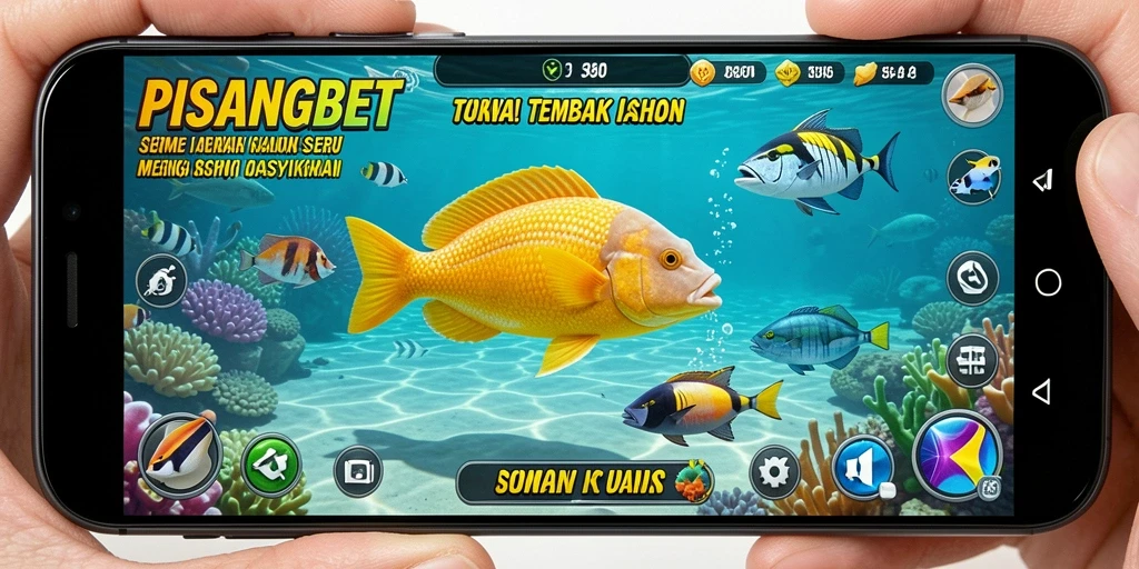 Tampilan gameplay seru dalam PISANGBET menembak ikan.